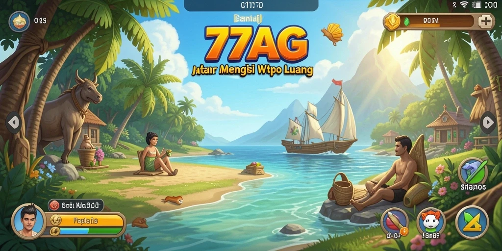 Screenshot 77AG menunjukkan gameplay yang seru dan menarik.