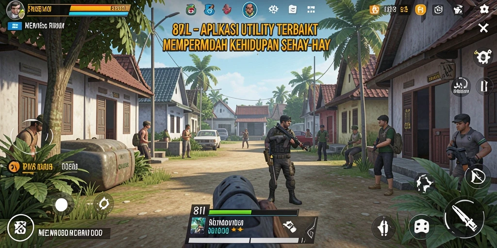 Screenshot utama 8II menampilkan antarmuka aplikasi Utility yang ramah pengguna.