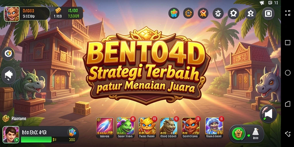 Tampilan gameplay strategis BENTO4D yang mendebarkan dan penuh taktik.