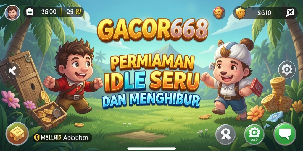 Screenshot gameplay GACOR668 dengan karakter yang sedang berkembang.