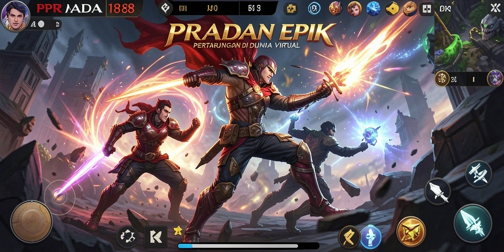 Tampilan gameplay PRADA188 yang penuh aksi dan seru.