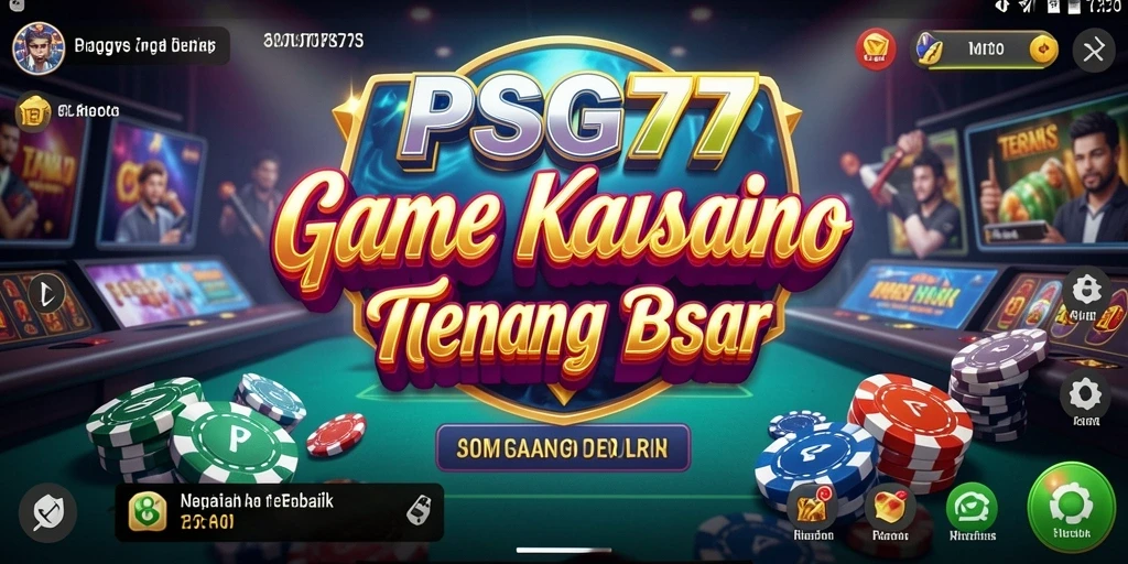 Screenshot gameplay PSG77 menampilkan keseruan permainan Kasino.