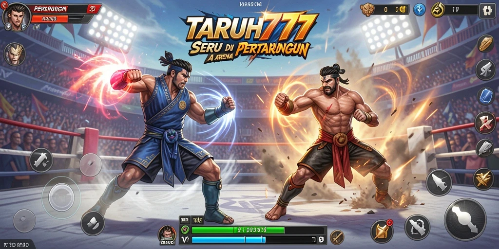 TARUH777 menampilkan gameplay Fighting yang intens dan penuh aksi.