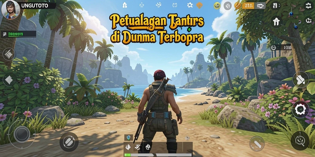Tangkapan layar UNGUTOTO yang menampilkan pengalaman eksplorasi yang mendalam.